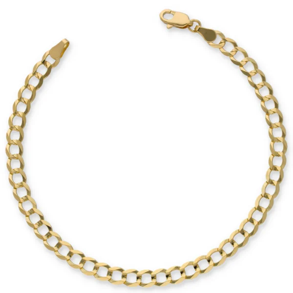 Gold Curb Bracelet 18KT