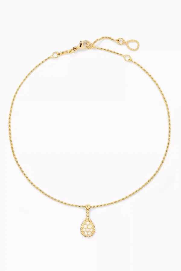 Serpent Bohème Anklet in 18kt Gold