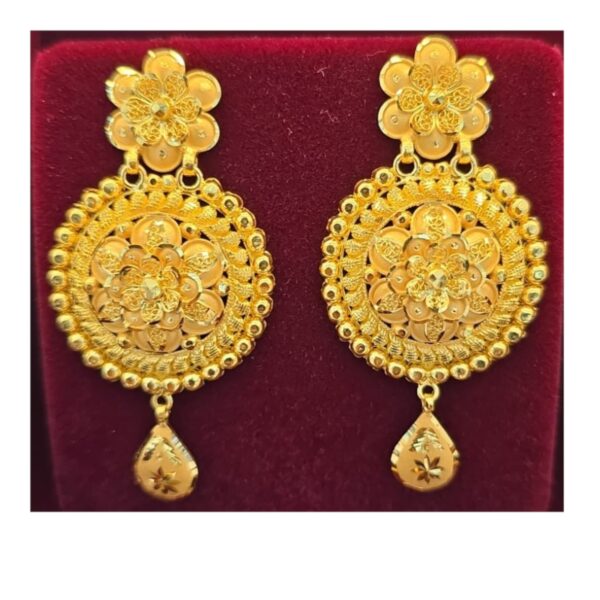 PINJADA JHUMKA 24K - Price Starting From - Image 2